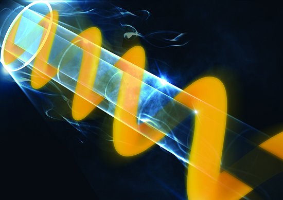 Laser torcido pode revolucionar telecomunicaes e raios tratores