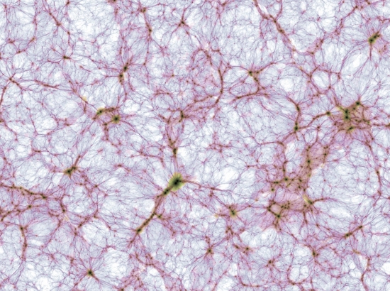 Maior simulao do Universo mostra cubo de 1 bilho de anos-luz