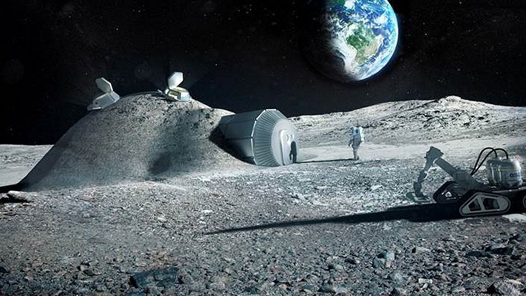 Bases espaciais tero tijolos feitos de xixi de astronauta