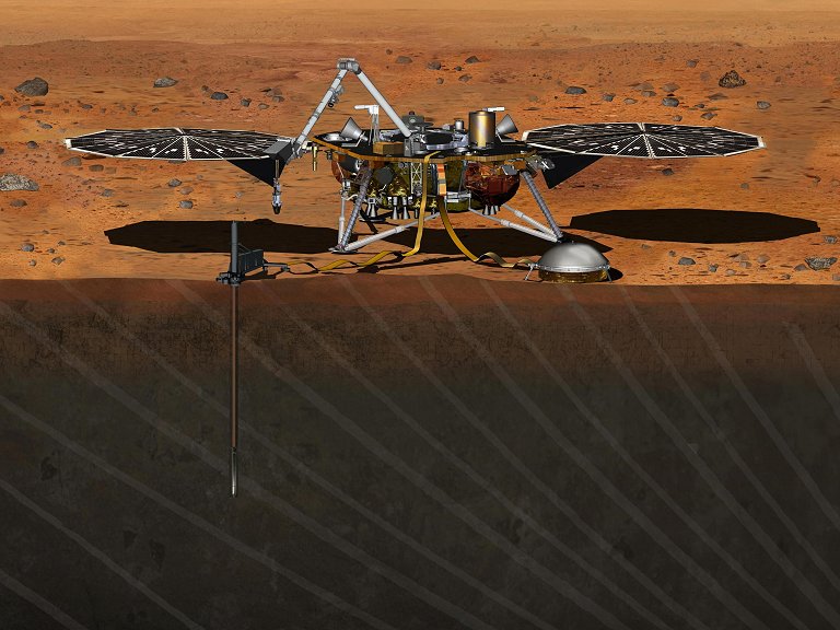 Sonda InSight revela como  o interior de Marte