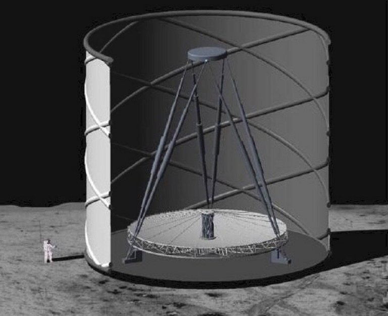 Astrnomos revivem ideias para instalar telescpios na Lua