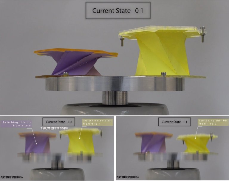 Memria mecnica de origami abre caminho para material que computa