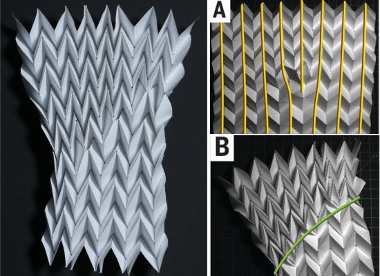 Materiais mecnicos programveis feitos com origami