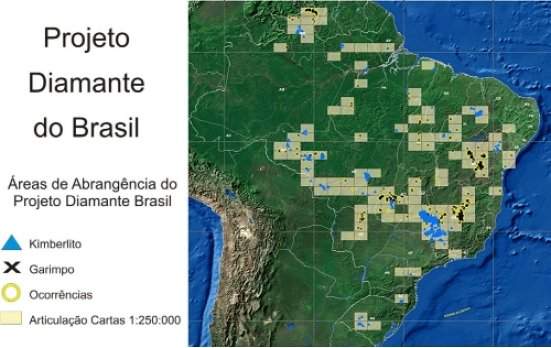 Brasil ter mina primria de diamantes