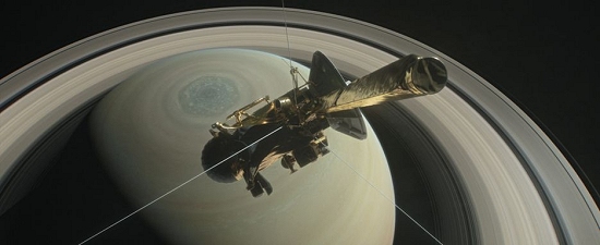 Sonda Cassini inicia seu mergulho rumo a Saturno