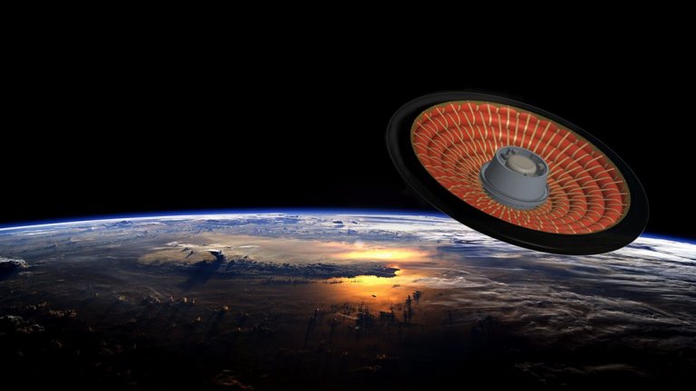 Teste de escudo de reentrada inflvel foi um sucesso, diz NASA