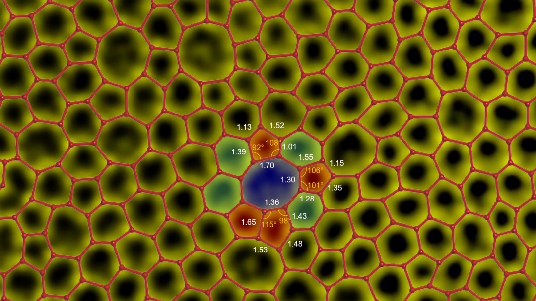 Camada atmica amorfa de carbono  8 vezes mais resistente que grafeno